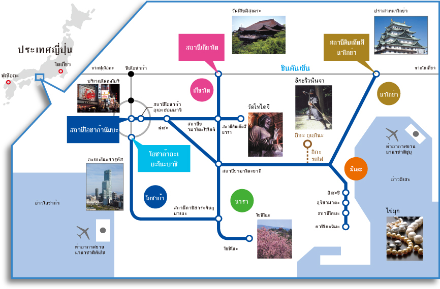 การเดินทางไปพื้นที่ท่องเที่ยวที่สำคัญ