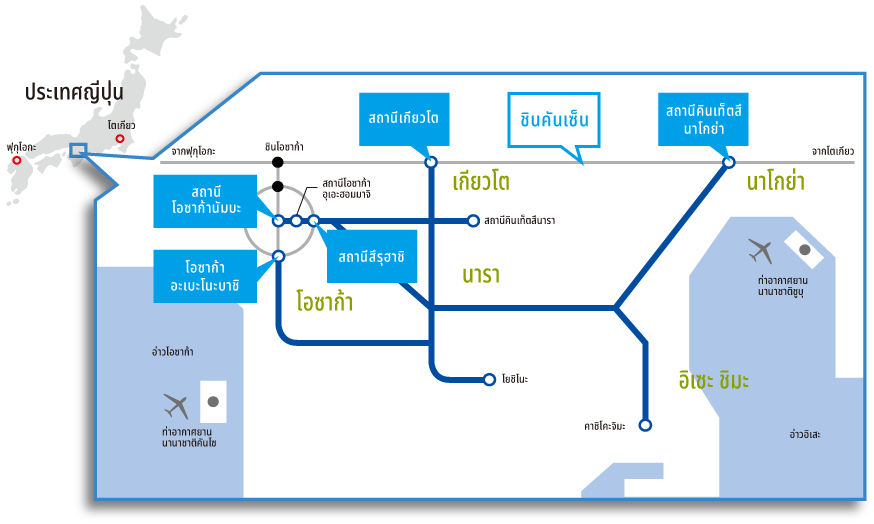 สถานีสำหรับเปลี่ยนจากชินคันเซ็นมารถไฟฟ้าคินเท็ตสึ