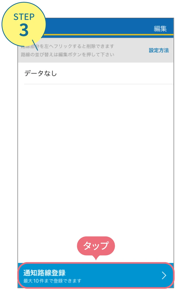 近鉄アプリの使い方。利用画面