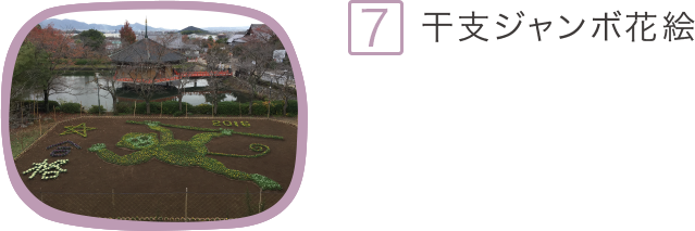 7.干支ジャンボ花絵