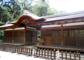 摂社 出雲建雄神社拝殿（国宝）
