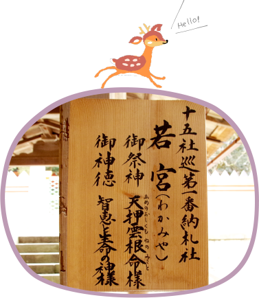 春日大社　鹿みくじ