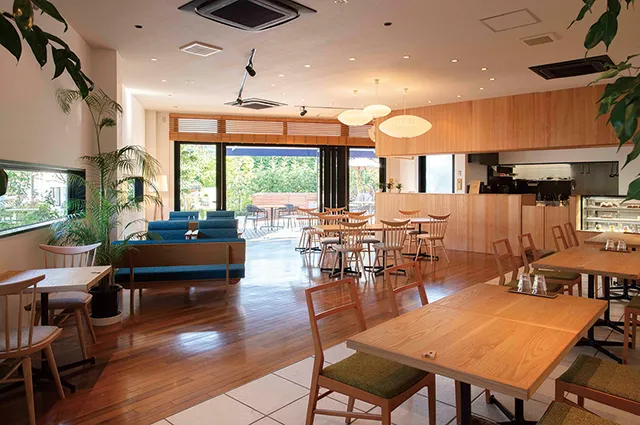 ORANGER CAFE woodの店内写真