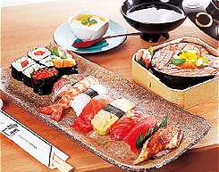 寿し萬のお寿司の写真