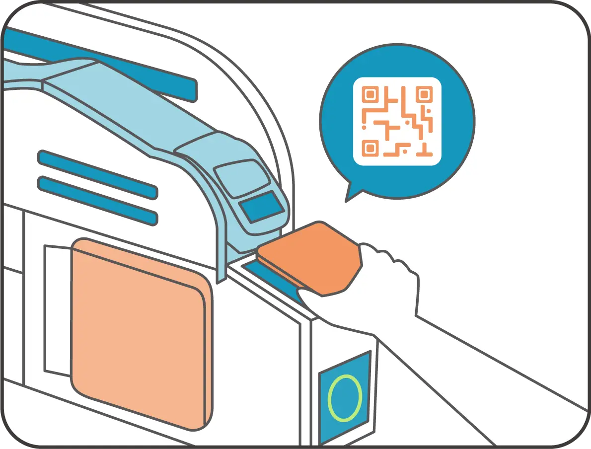 観光施設へのスムーズな入場のイメージ