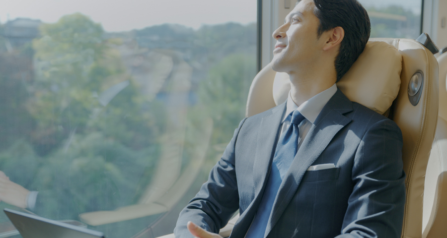 開放感あふれる車窓