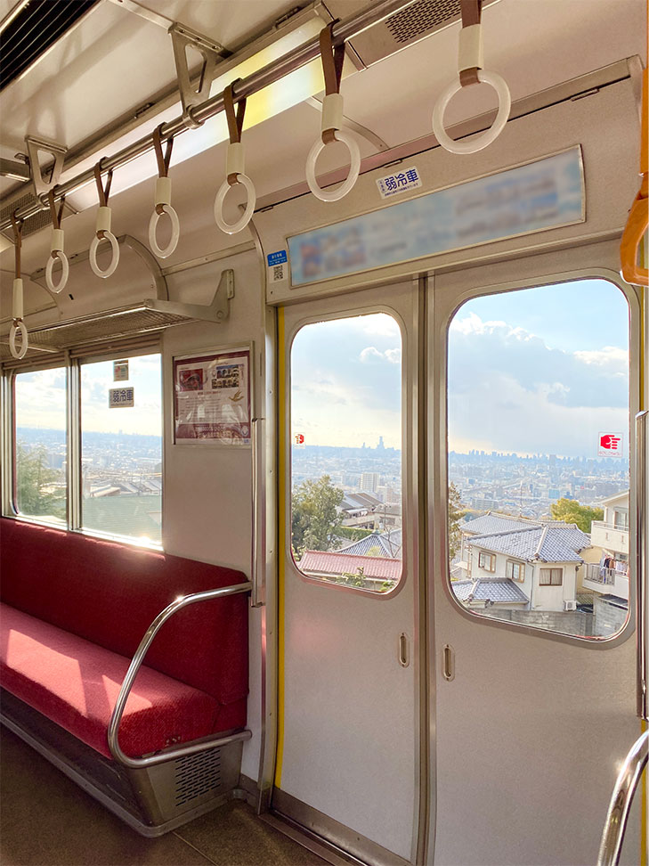 近鉄奈良線からの景色