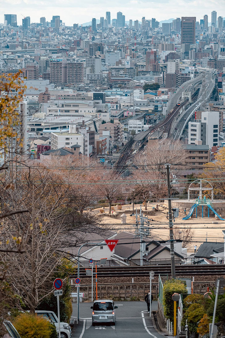 住宅街からの絶景